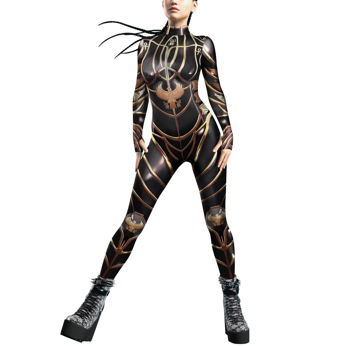 Kvinders Jumpsuit Futuristisk Punk Robot Stil 15