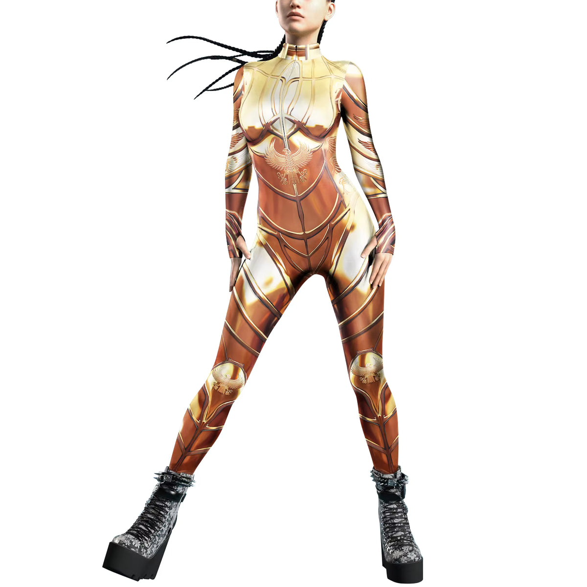 Kvinders Jumpsuit Futuristisk Punk Robot Stil 19