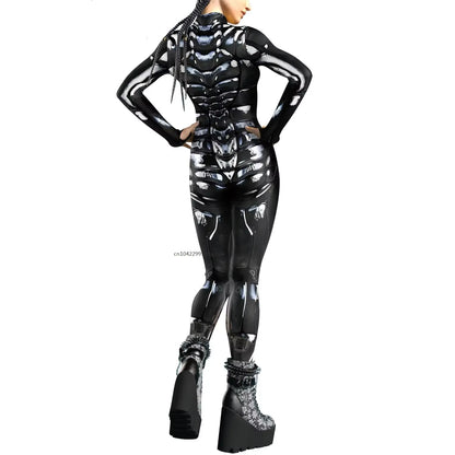 Kvinders Jumpsuit Futuristisk Punk Robot Stil 4