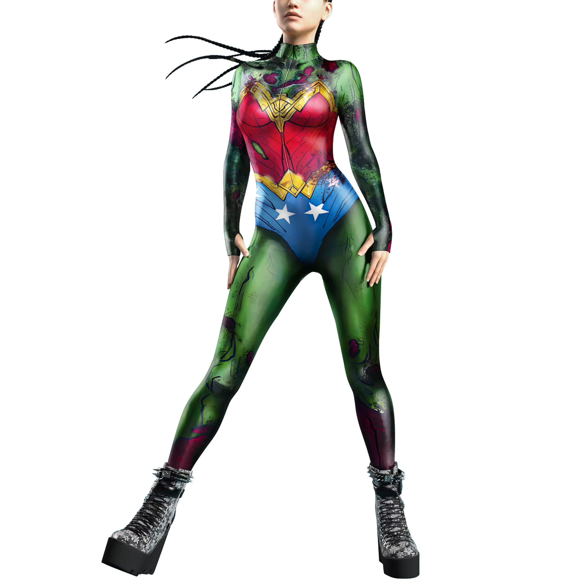 Kvinders Jumpsuit Futuristisk Punk Robot Stil 5