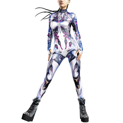 Kvinders Jumpsuit Futuristisk Punk Robot Stil 6