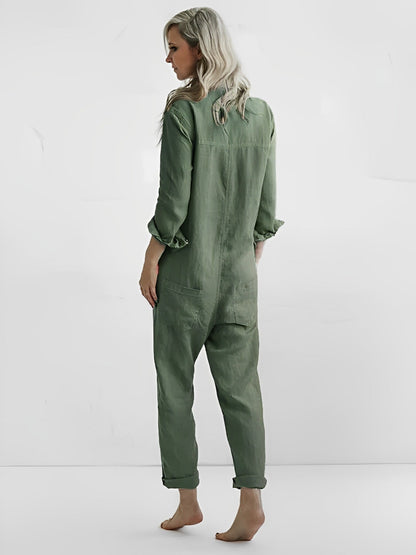Kvinders Jumpsuit Grøn Casual 1