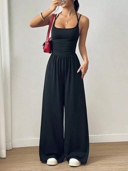 Kvinders Jumpsuit Løs Casual Stil 6