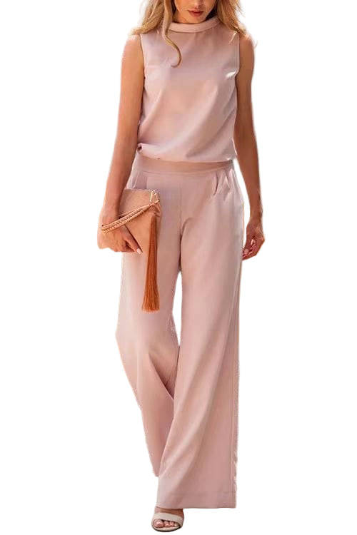 Kvinders Jumpsuit Løs Pasform Åndbart Stof 0