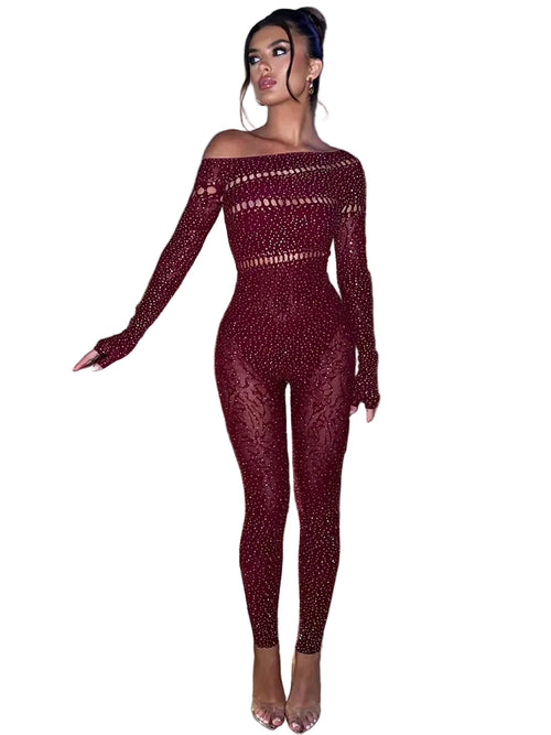 Kvinders Jumpsuit Off Shoulder 0