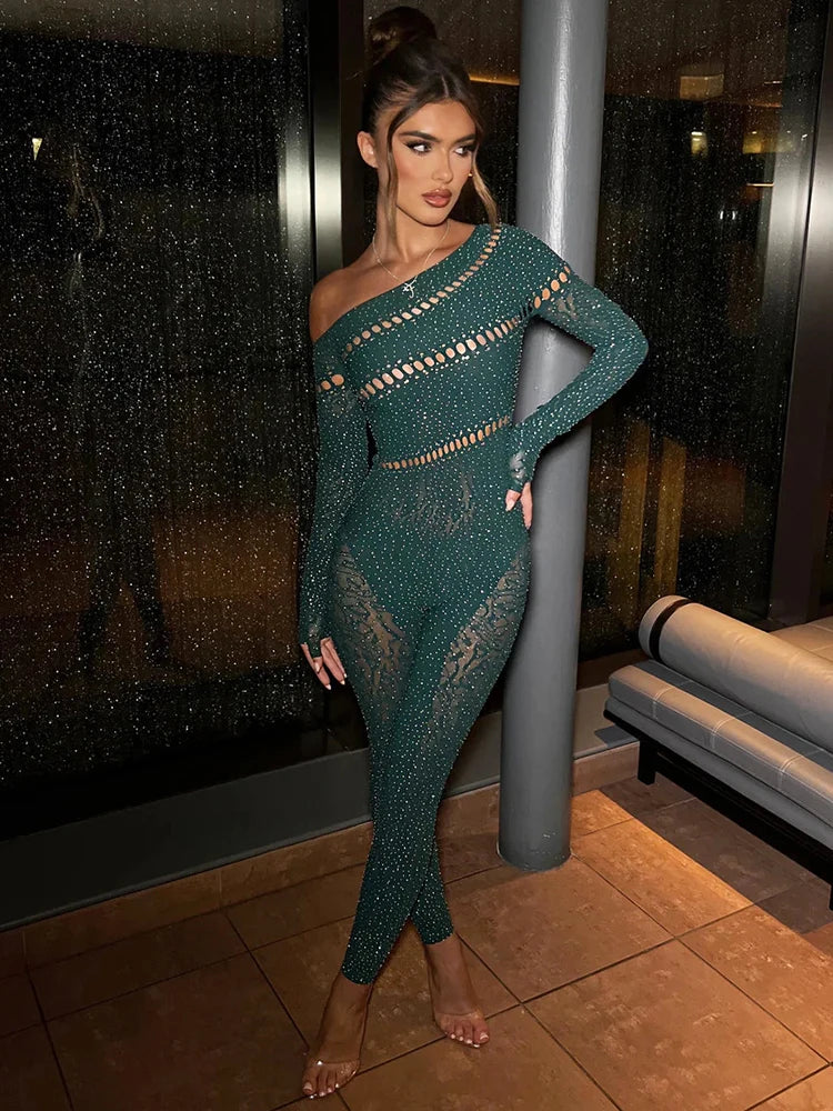 Kvinders Jumpsuit Off Shoulder 2