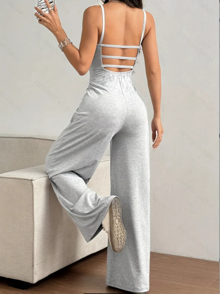 Kvinders Jumpsuit Rygløs 3