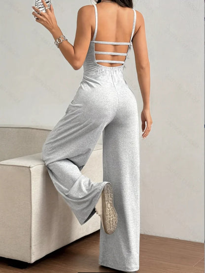 Kvinders Jumpsuit Rygløs 3