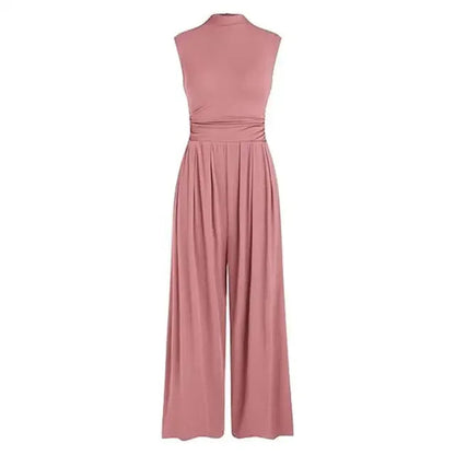 Kvinders Jumpsuit Skræddersyet Med Bredde Bukseben 0