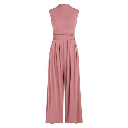 Kvinders Jumpsuit Skræddersyet Med Bredde Bukseben 0