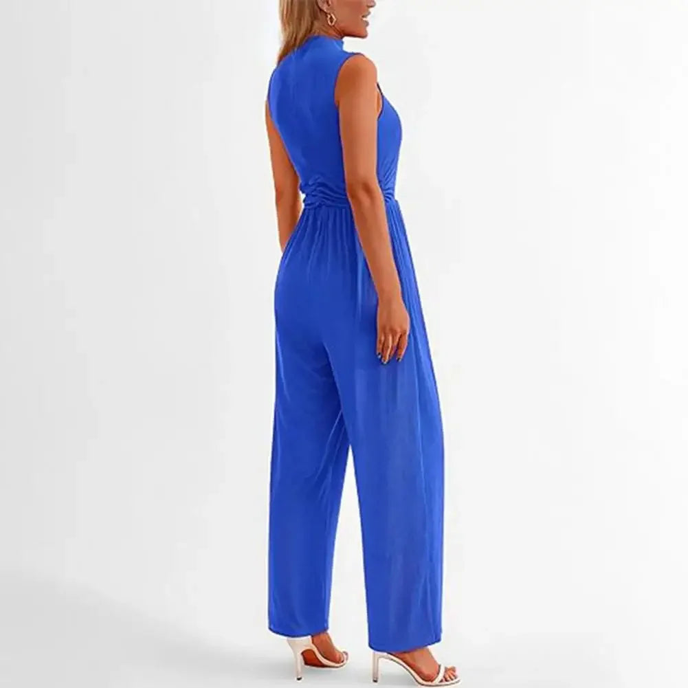 Kvinders Jumpsuit Skræddersyet Med Bredde Bukseben 5
