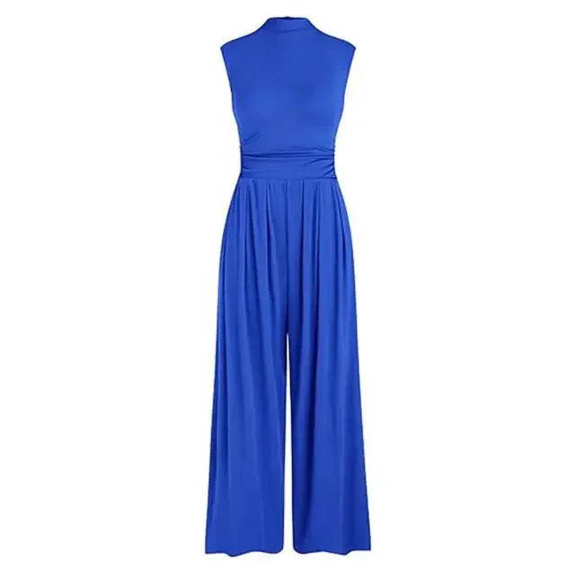 Kvinders Jumpsuit Skræddersyet Med Bredde Bukseben 6