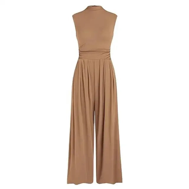 Kvinders Jumpsuit Skræddersyet Med Bredde Bukseben 7