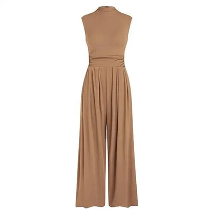 Kvinders Jumpsuit Skræddersyet Med Bredde Bukseben 7