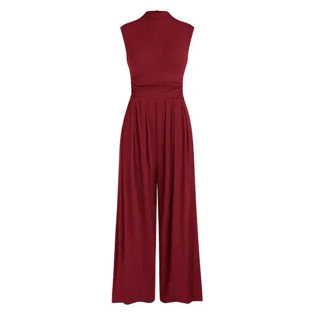 Kvinders Jumpsuit Skræddersyet Med Bredde Bukseben 9