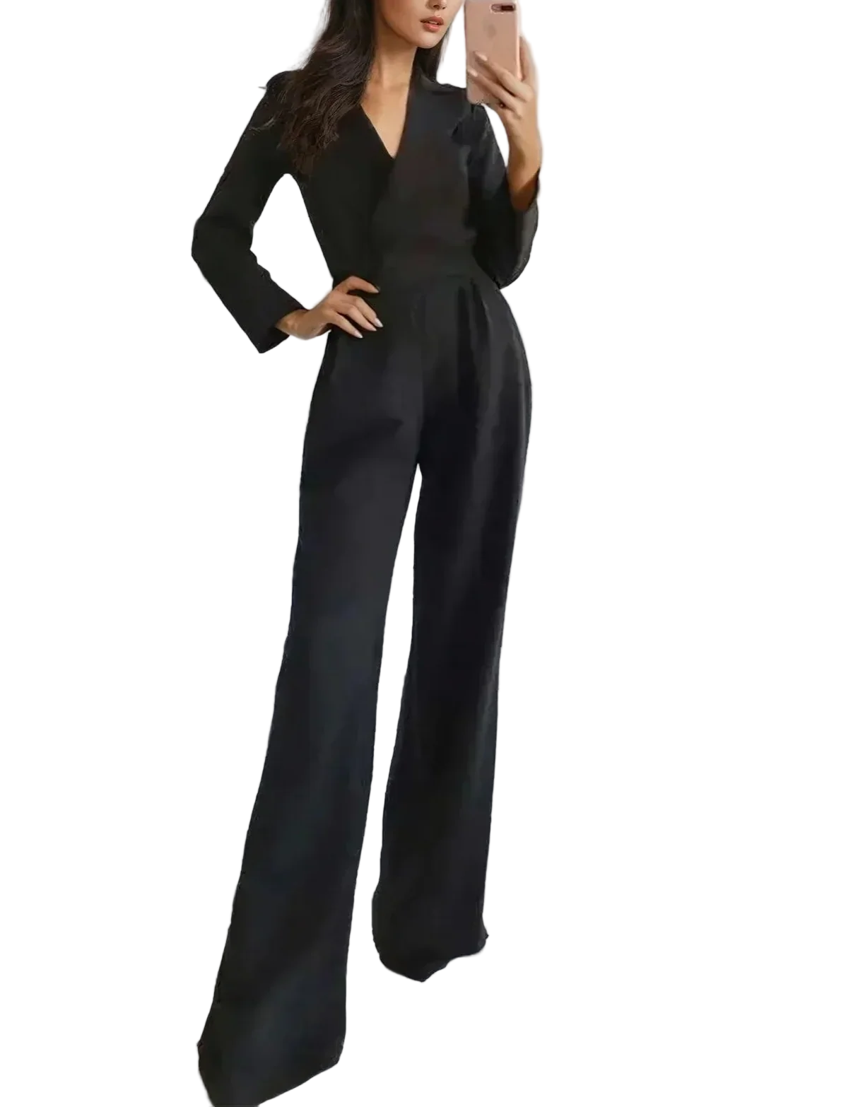 Kvinders Jumpsuit Skræddersyet Minimalistisk Stil 0