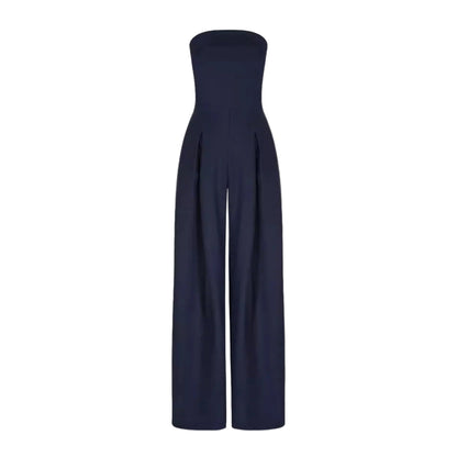 Kvinders Jumpsuit Strapless Flowy Design 0