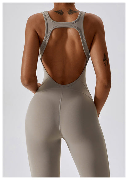 Kvinders Jumpsuit V-Hals Tætsiddende Nylon 3