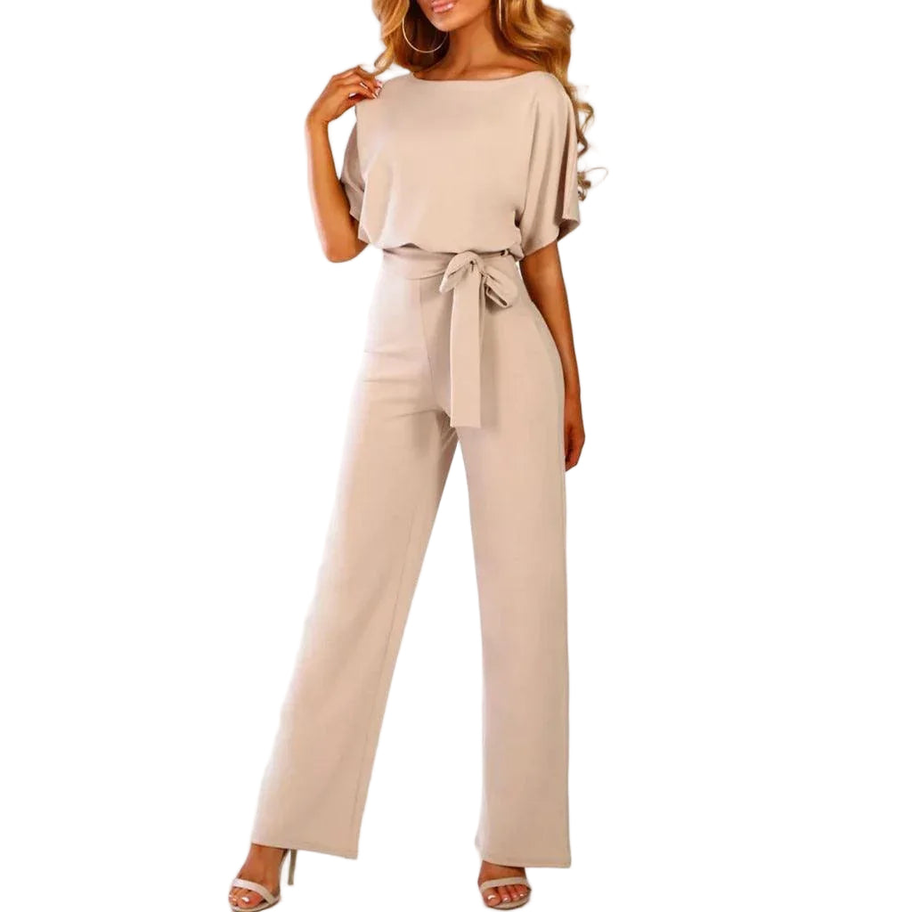 Kvinders Jumpsuit med Bælte Chic Stil 0