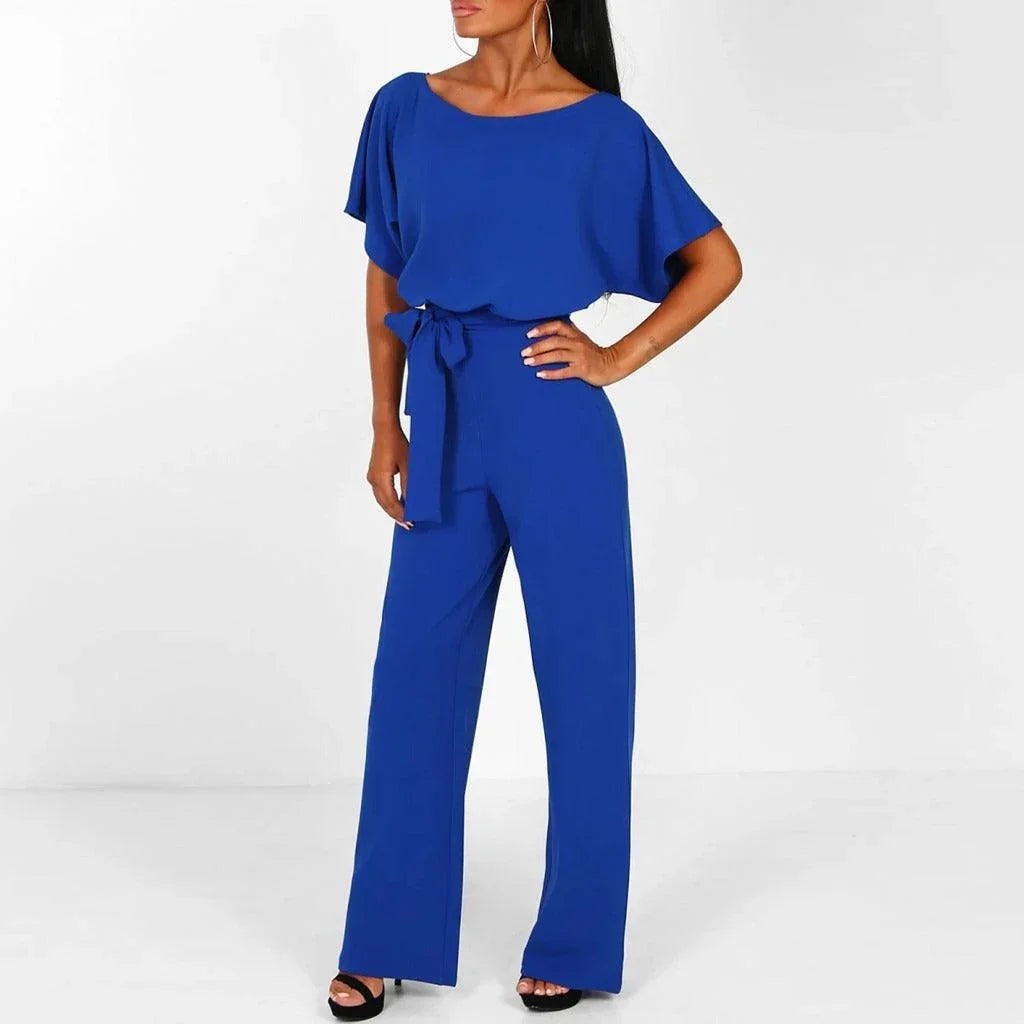 Kvinders Jumpsuit med Bælte Chic Stil 3