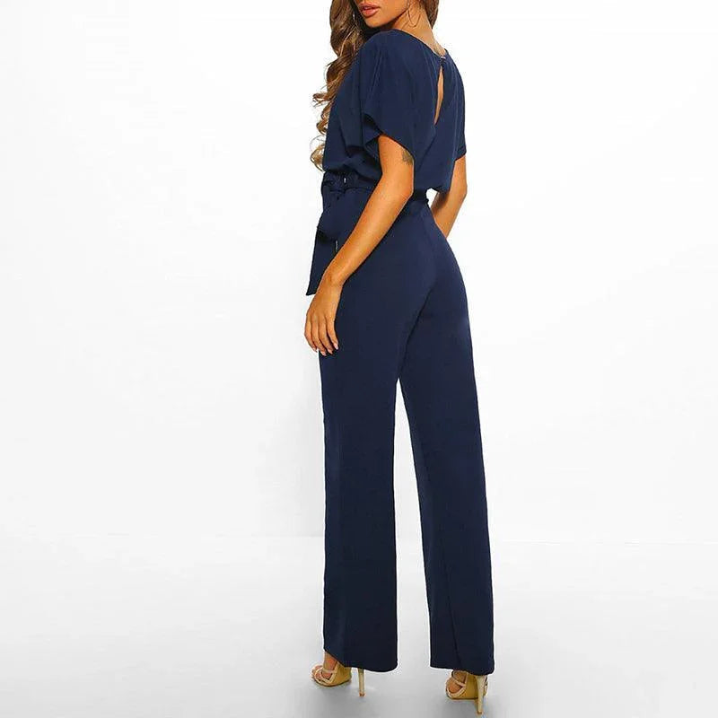 Kvinders Jumpsuit med Bælte Chic Stil 5
