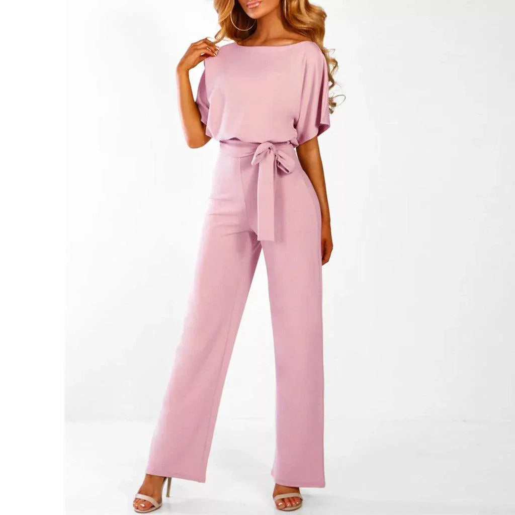 Kvinders Jumpsuit med Bælte Chic Stil 6