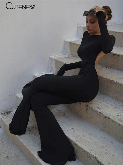 Kvinders Jumpsuit med Brede Ben 3