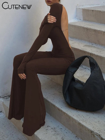 Kvinders Jumpsuit med Brede Ben 7