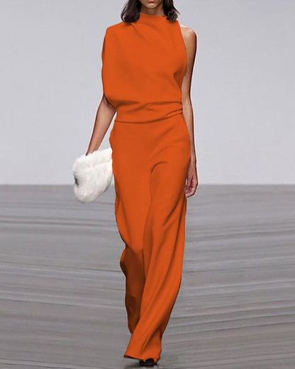 Kvinders Jumpsuit med Høj Krave 7