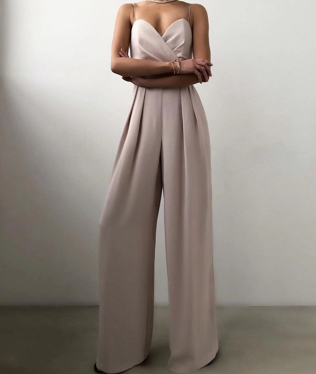 Kvinders Jumpsuit med Justerbare Stropper 2