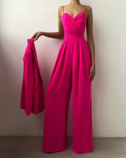 Kvinders Jumpsuit med Justerbare Stropper 3