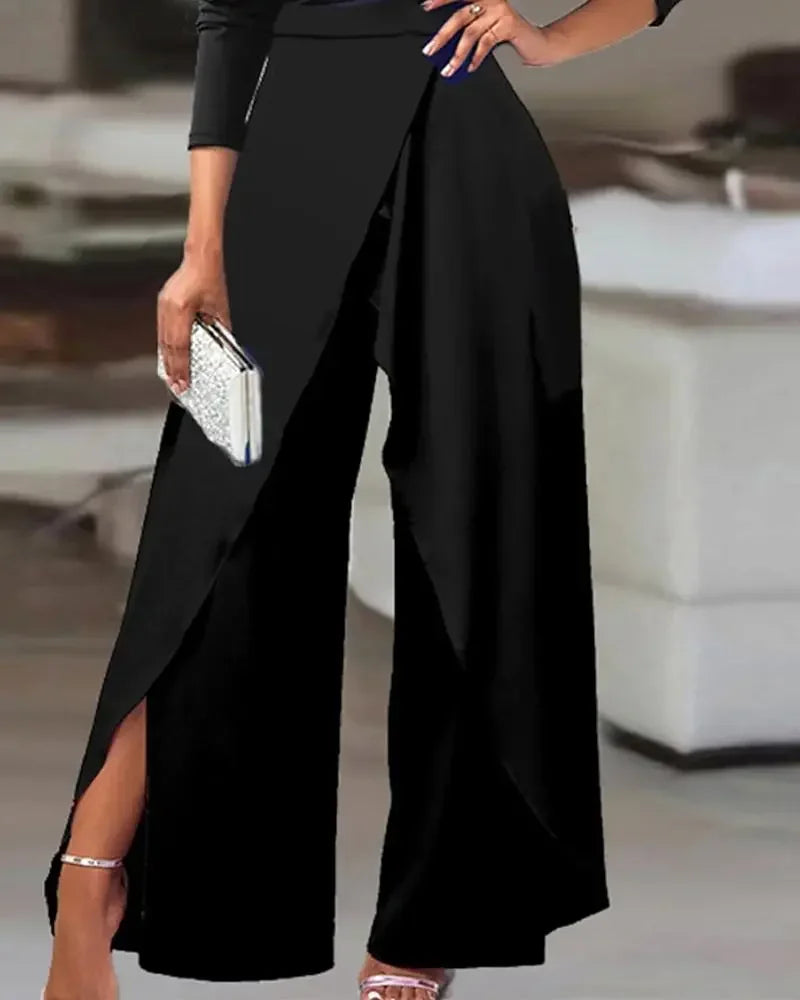 Kvinders Jumpsuit med One Shoulder Design 2