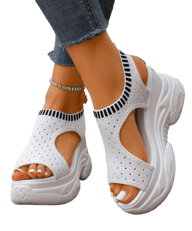 Kvinders Kilesandaler Peep Toe 0