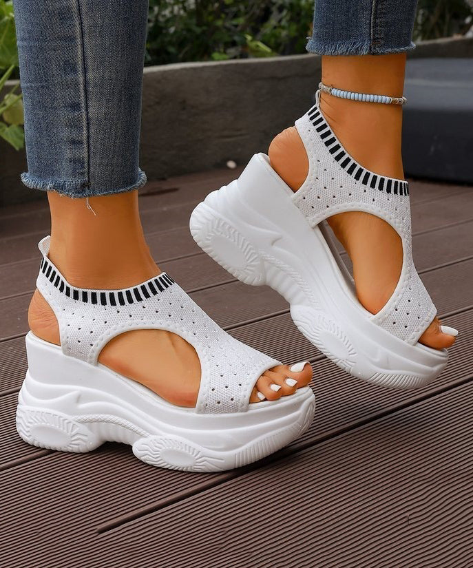 Kvinders Kilesandaler Peep Toe 2