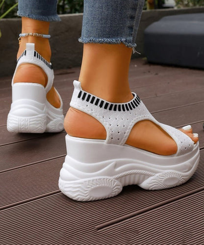 Kvinders Kilesandaler Peep Toe 4