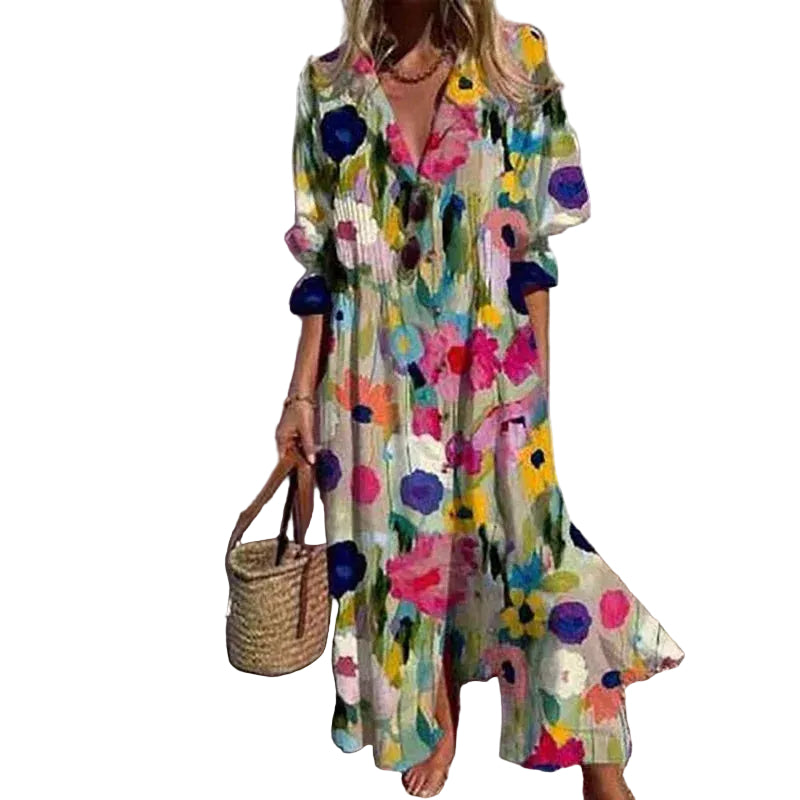 Kvinders Kjole Boho-Chic Stil 0