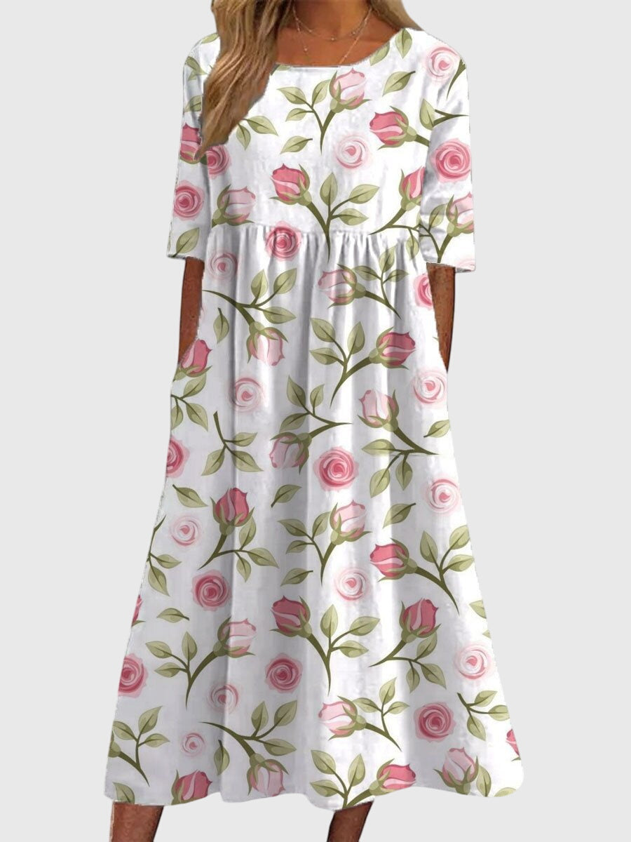 Kvinders Kjole Med Flydende Silhuet 7