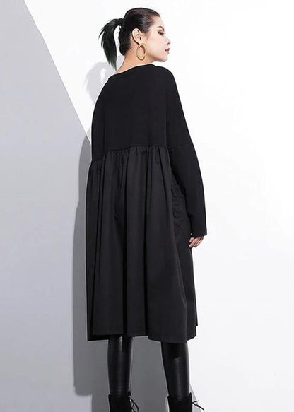 Kvinders Kjole O-hals Cinched Design 1
