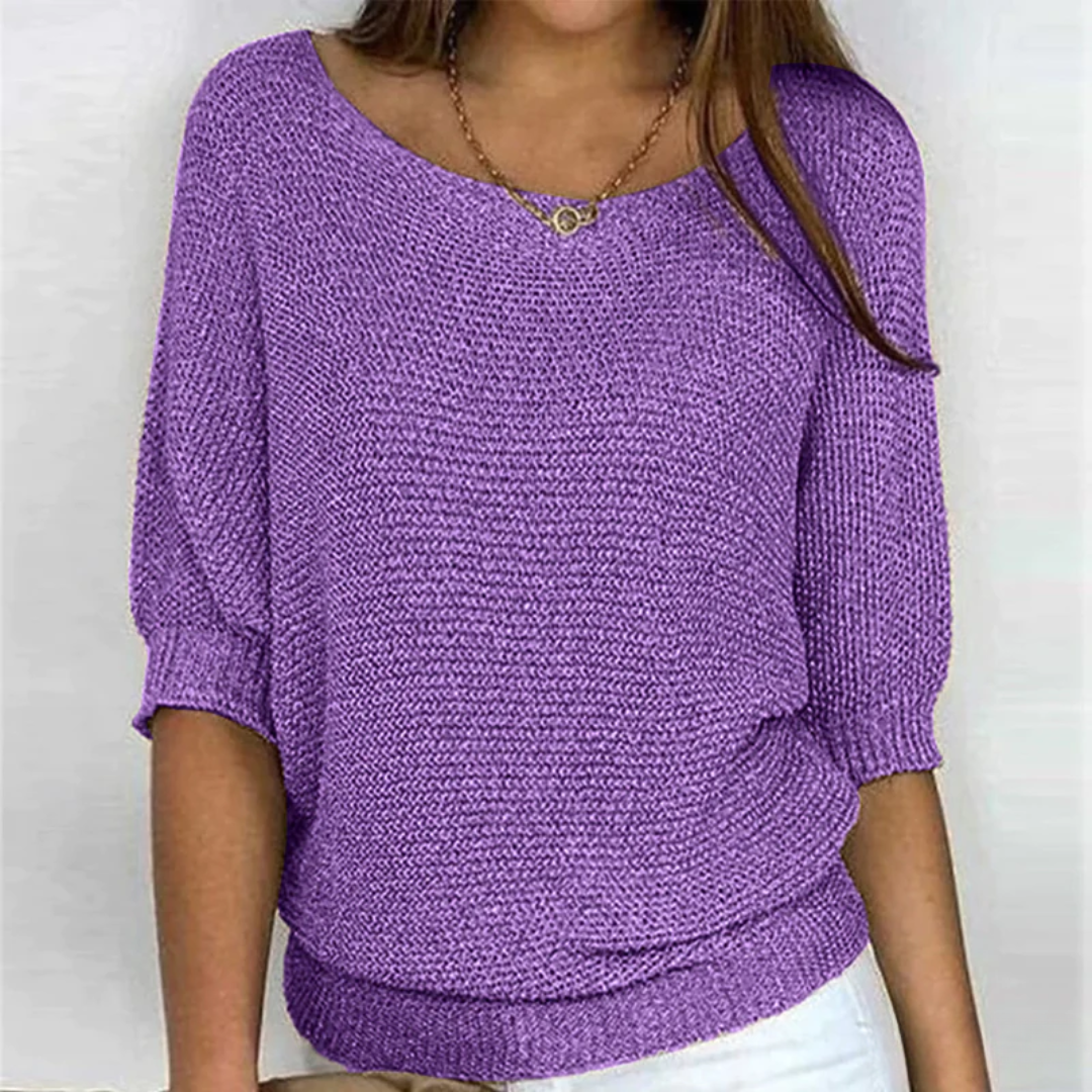 Kvinders Klassisk Sweater Tidløs Stil 7
