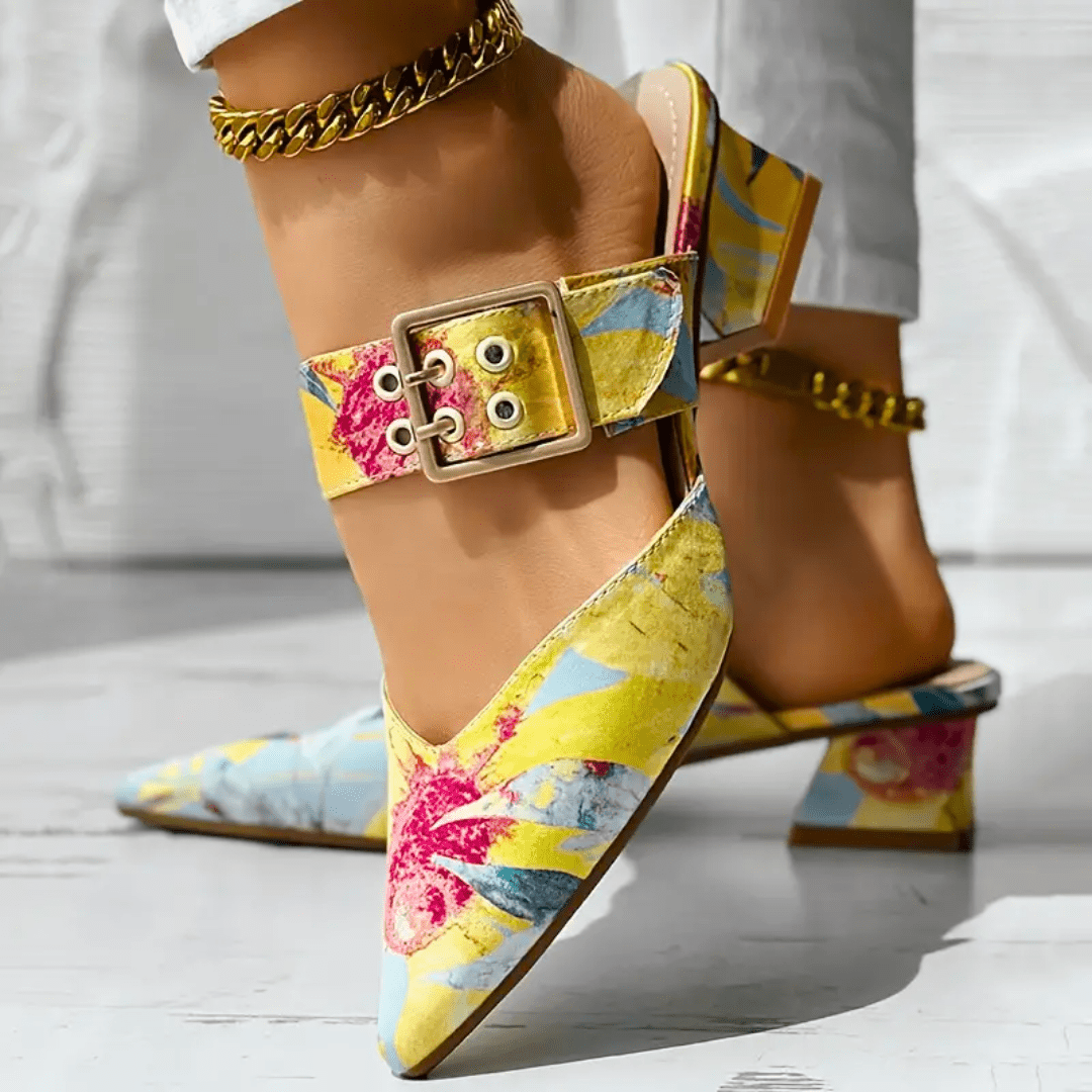 Kvinders Komfortable Hæle i Læder 3
