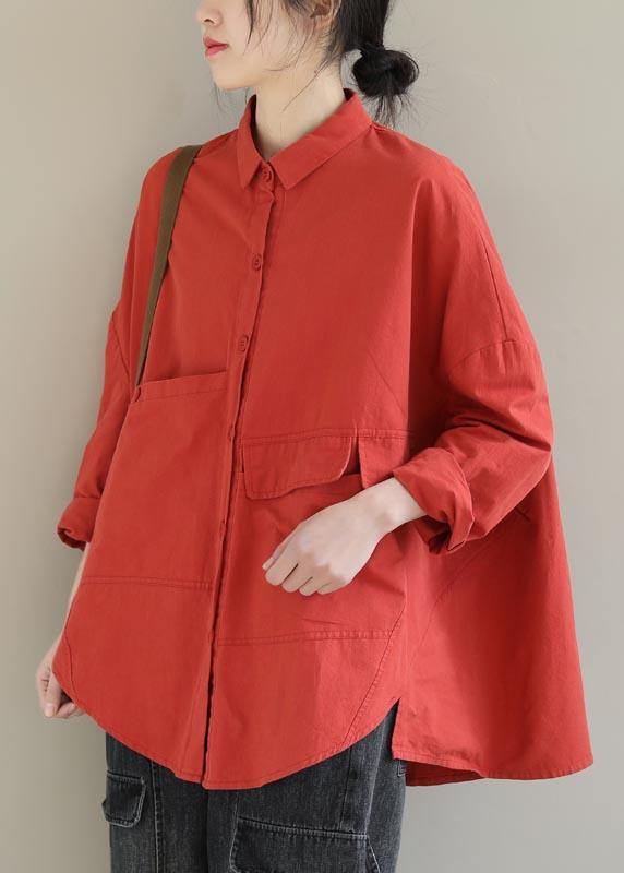 Kvinders Kort Bluse Asymmetrisk 6