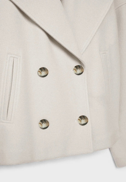 Kvinders Kort Dobbeltradet Blazer Chic 3