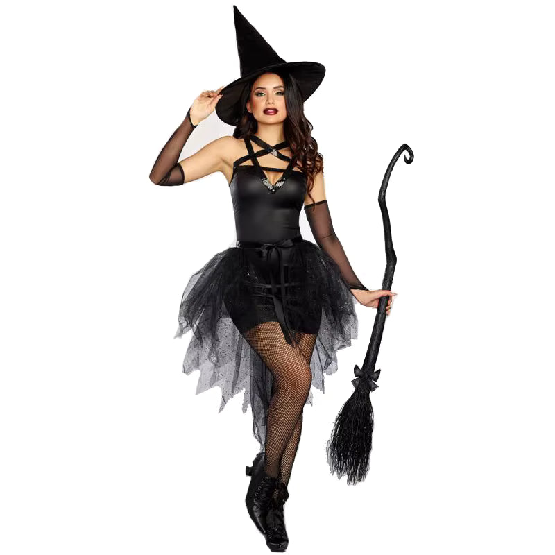 Kvinders Kostume Gothic Tutu Playsuit til Karneval og Halloween 0