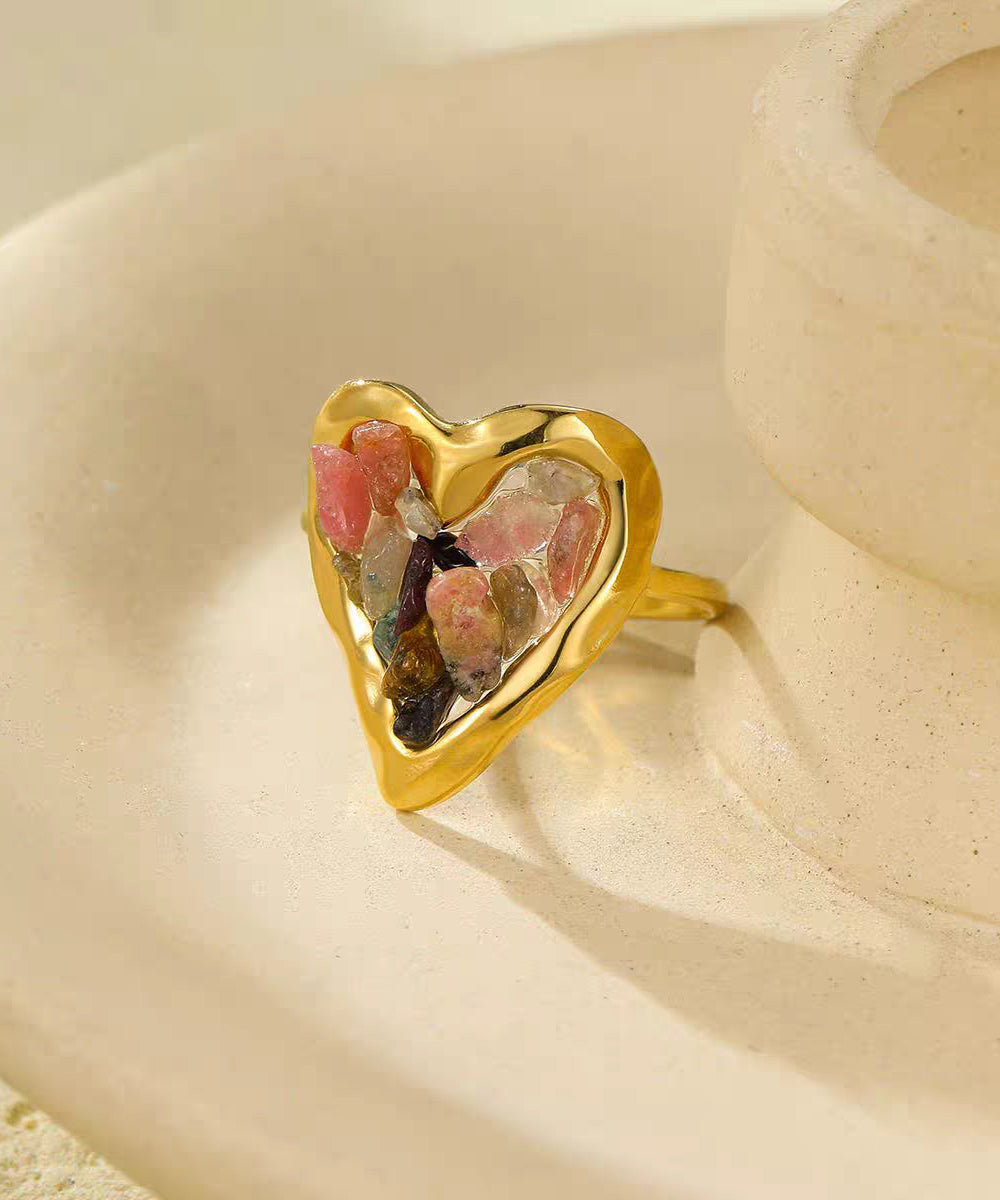 Kvinders Krystalring Unik Design 3