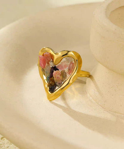 Kvinders Krystalring Unik Design 3