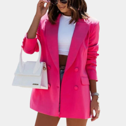 Kvinders Lang Blazer Chic 2