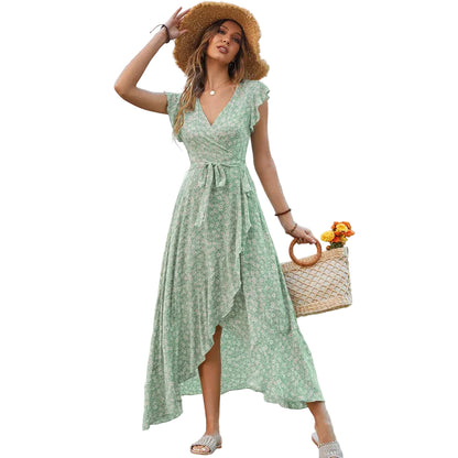 Kvinders Lang Kjole Bohemian Stil 0