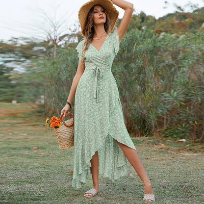 Kvinders Lang Kjole Bohemian Stil 1