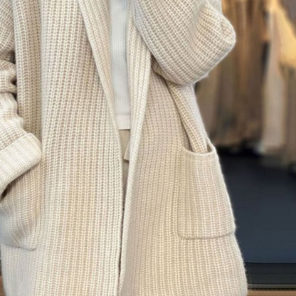 Kvinders Langærmet Cardigan til Efteråret 1