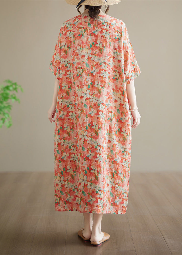 Kvinders Langærmet Patchwork Kjole Casual Stil 4